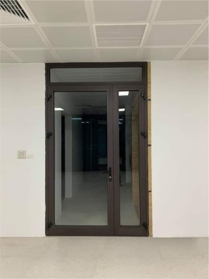 Aluminum Single French Door- - with one Sidelights-Right