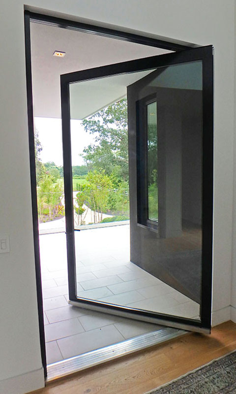 Glass Pivot Door  - Single Entry Pivot Door