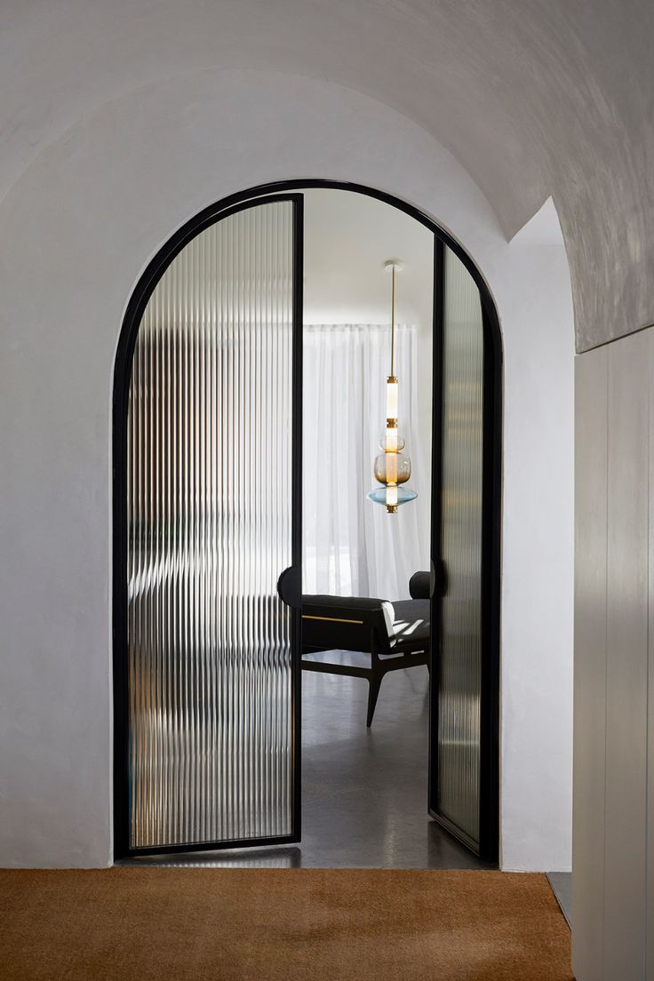 Aluminum Double French Door - Round Top - 1 Line