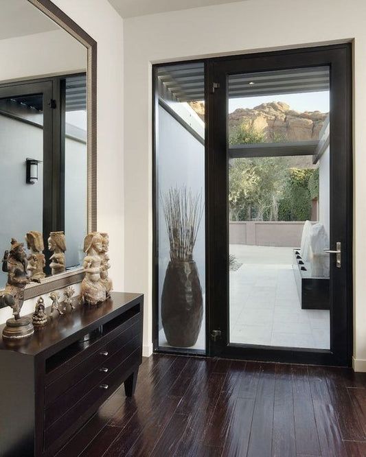 Aluminum Single French Door- with Sidelights