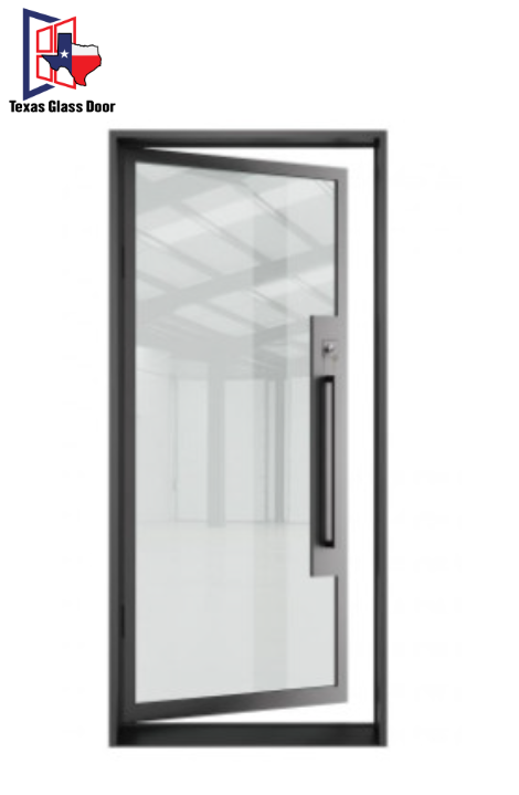 Iron Single French Door- Square Top- 1 Line