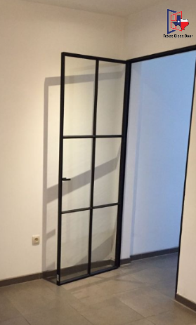 Aluminum Single French Door- Square Top - 6 Line