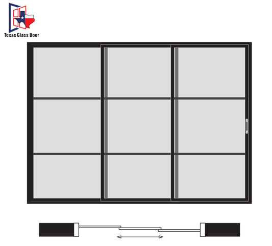 Sliding Door 3 Line- 3 Panel