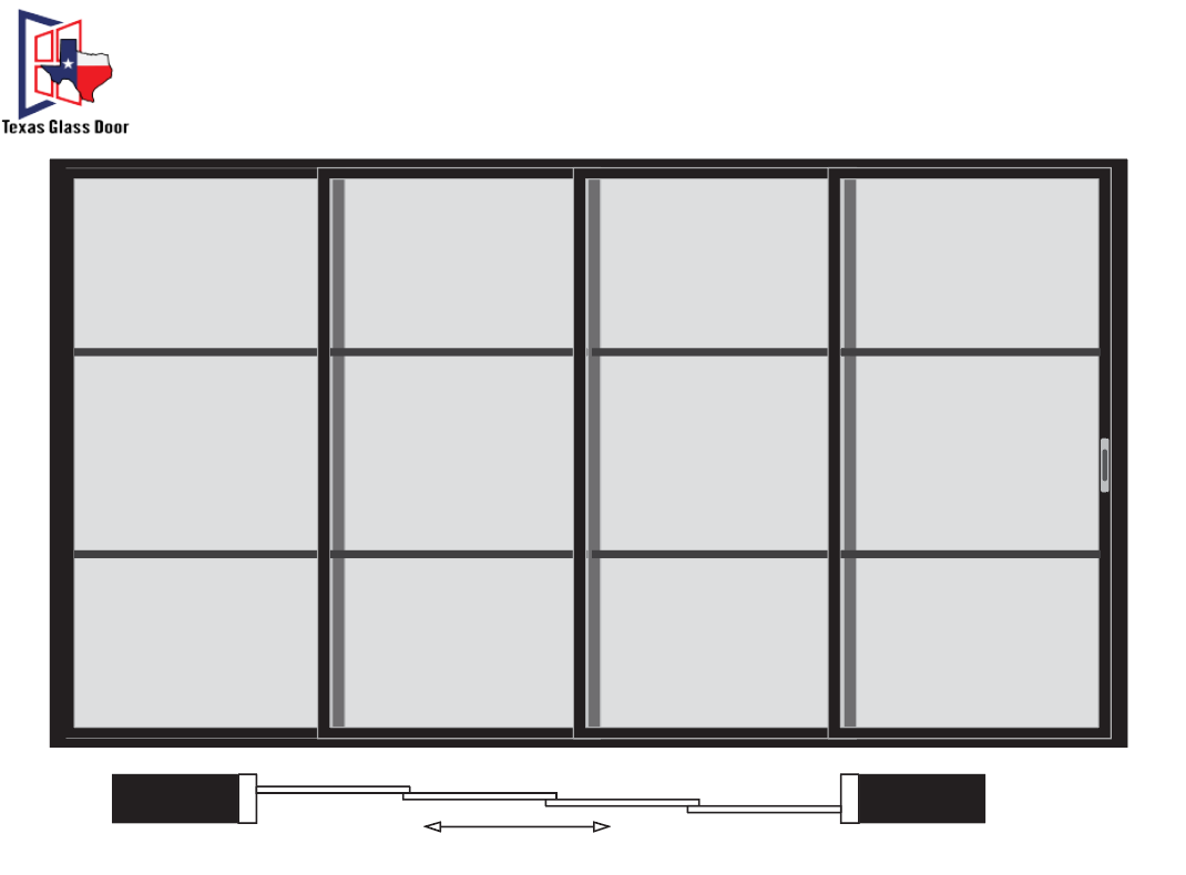 Sliding Door 3 Line- 4 Panel