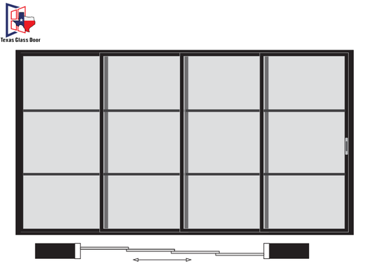 Sliding Door 3 Line- 4 Panel