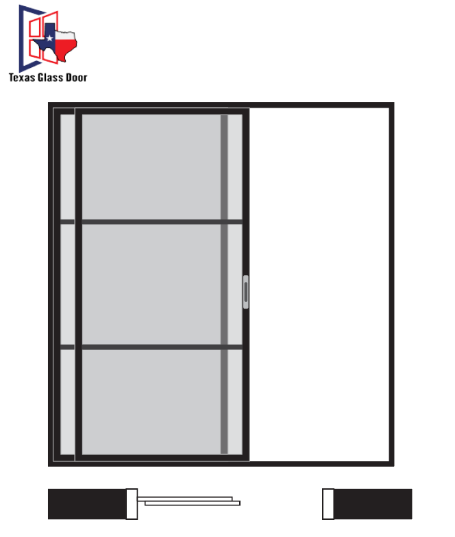 Sliding Door 3 Line- 2 Panel