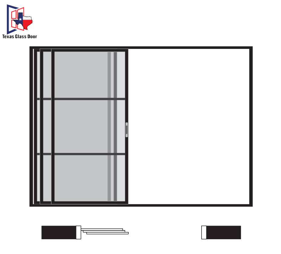 Sliding Door 3 Line- 3 Panel