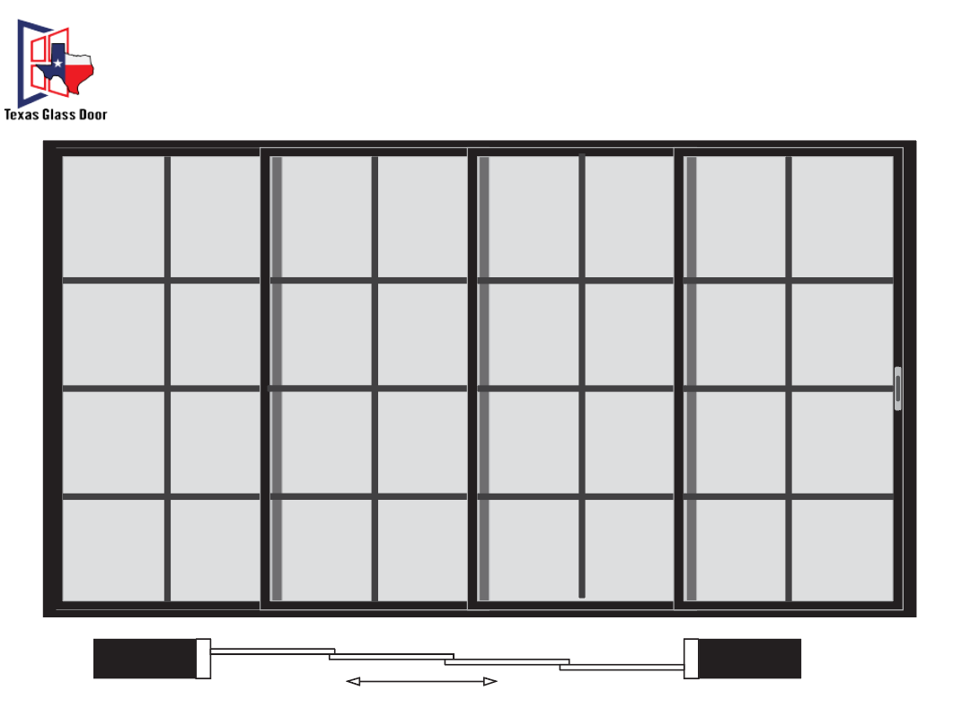 Sliding Door 8 Line- 4 Panel