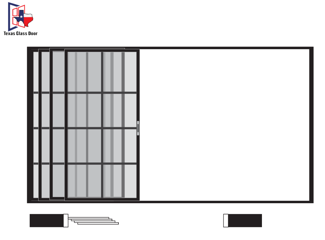 Sliding Door 8 Line- 4 Panel