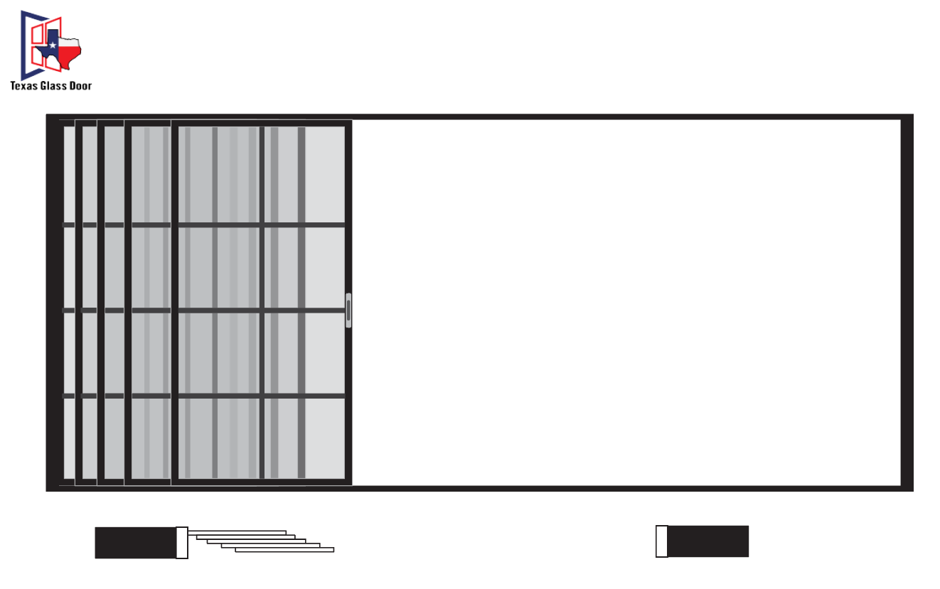 Sliding Door 6 Line- 4 Panel