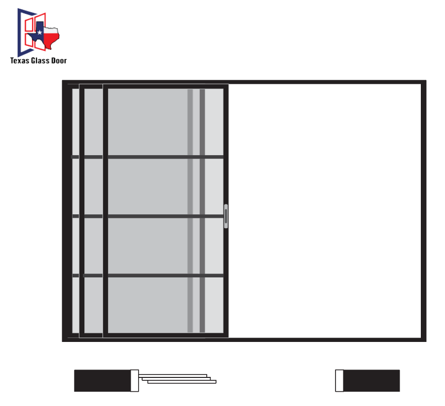 Sliding Door 4 Line- 3 Panel