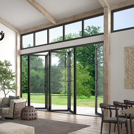 Glass Wall Patio Enclosure with Bi-Folding Door