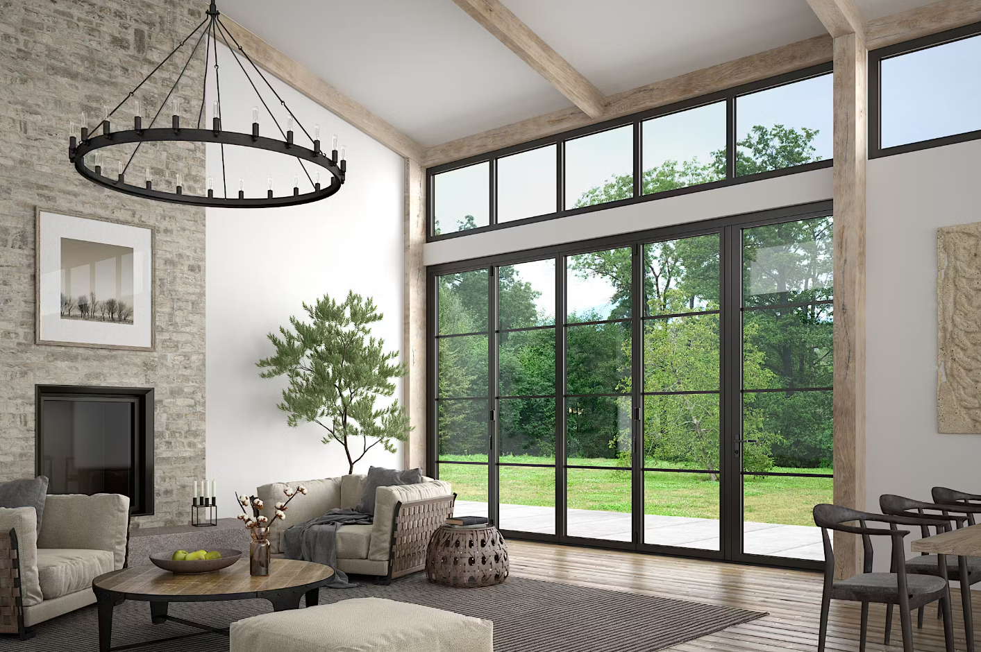 Configuration 4-1/ Bi-Folding Door 5 panel
