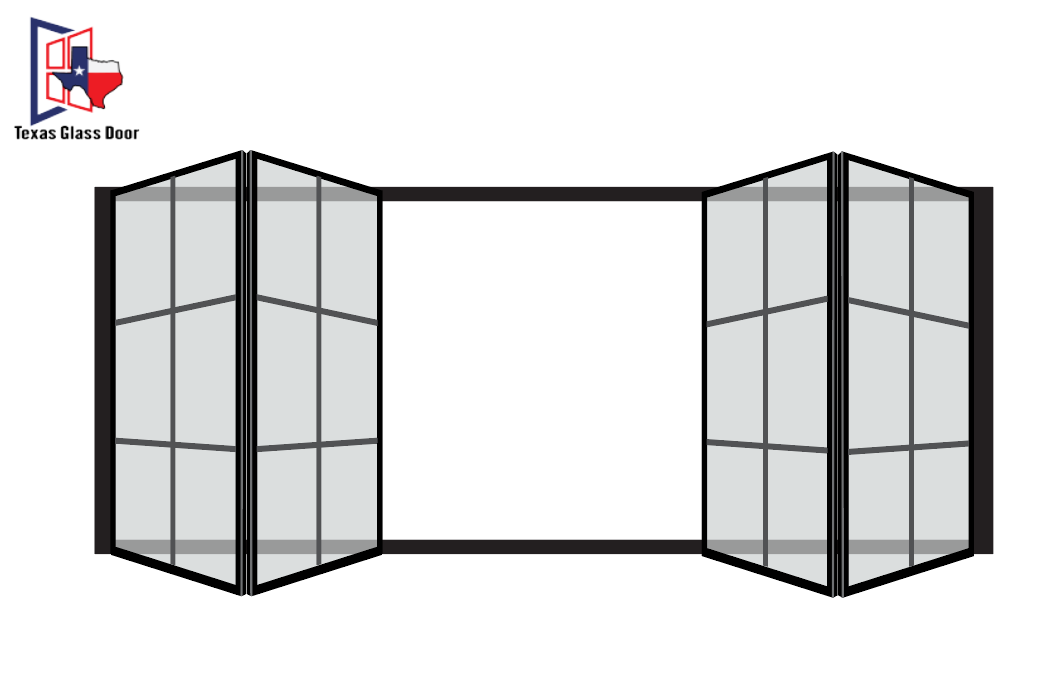 Configuration 2-2/ Bi-Folding Door 4 panel