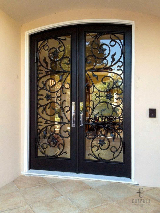 Wrought Iron Double French Door type 3