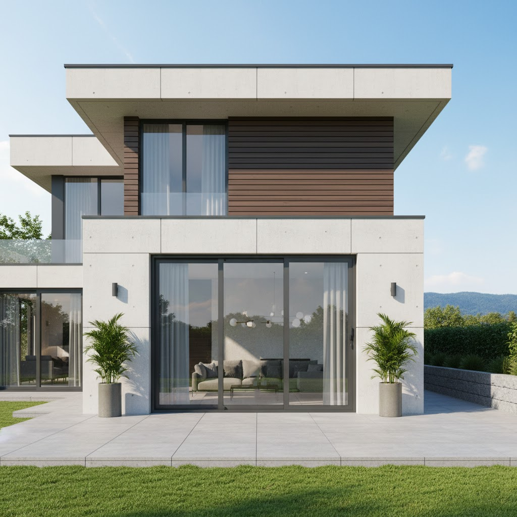 Aluminum sliding door 3 panel full glass detail Texas Glass Door