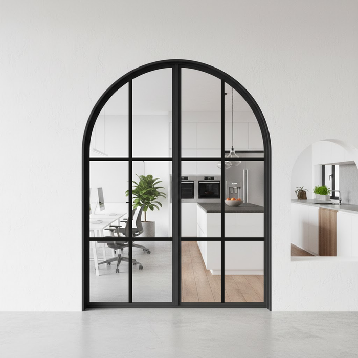 Custom iron door option for Dallas front entry projects