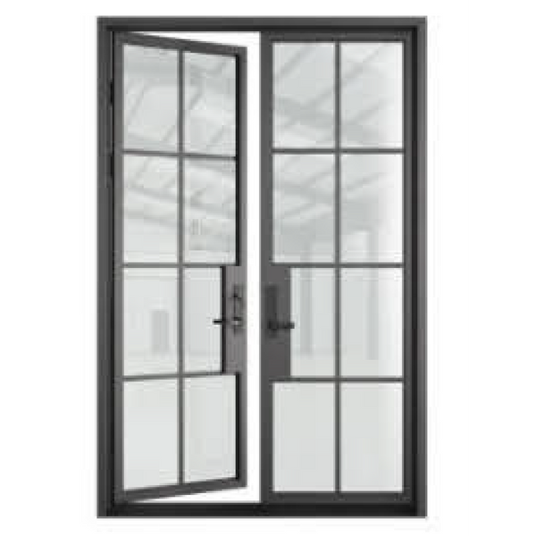 Iron Double French Door
