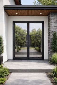 Iron Double French Door – 72"x96", Right hand, 3-Lite, Square Top - image 2