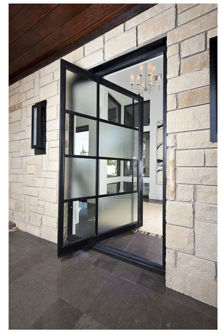 Exterior Pivot Door –  Custom Style