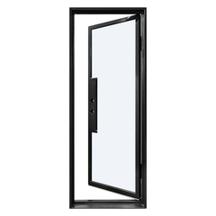 Iron Single French Door – 37"x96", Right hand, 0-Lite, Square Top