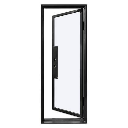 Iron Single French Door – 37"x80", Right hand, 0-Lite, Square Top