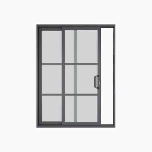 Sliding Door 2 panel- 3-lite