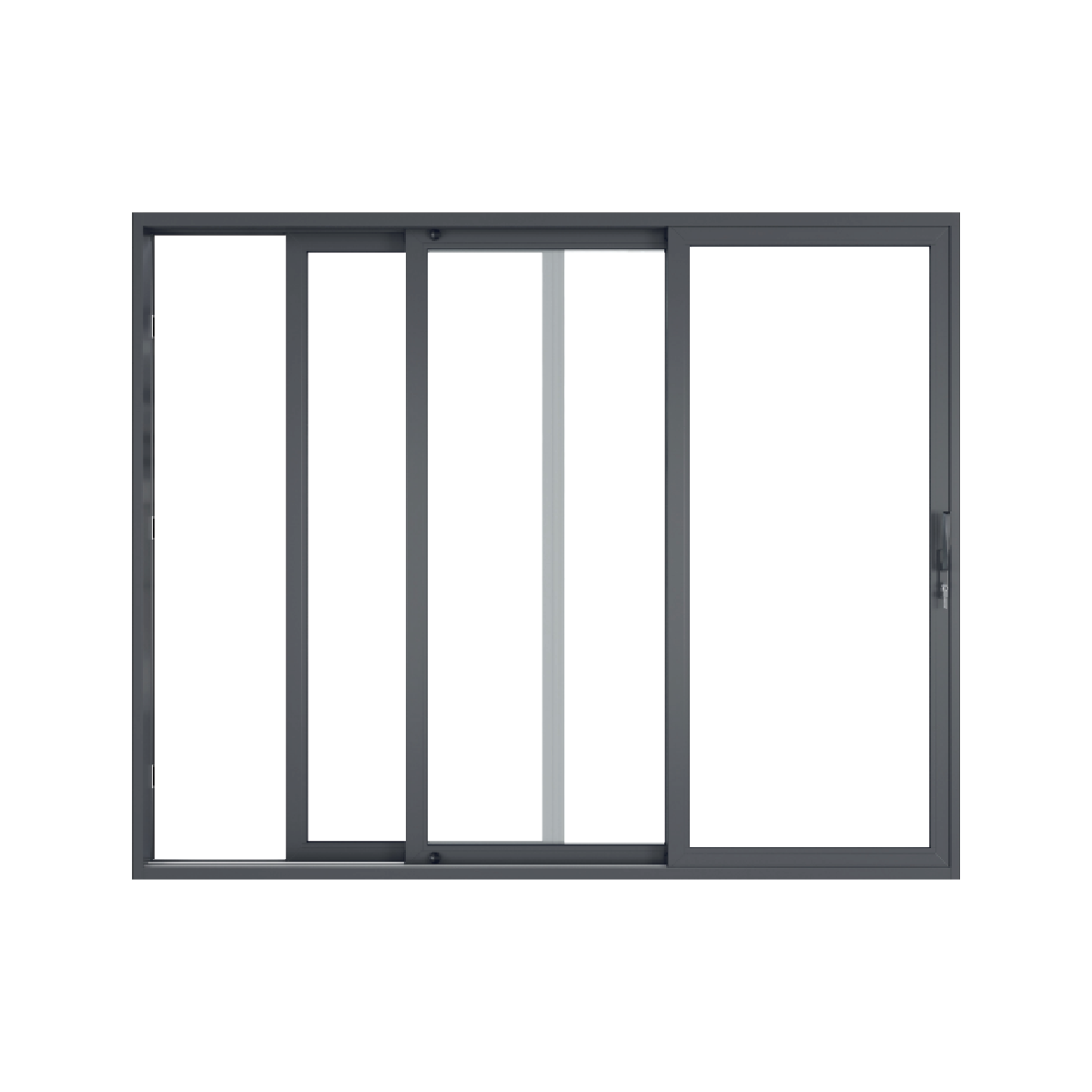 Sliding Door 3 panel- 0-lite