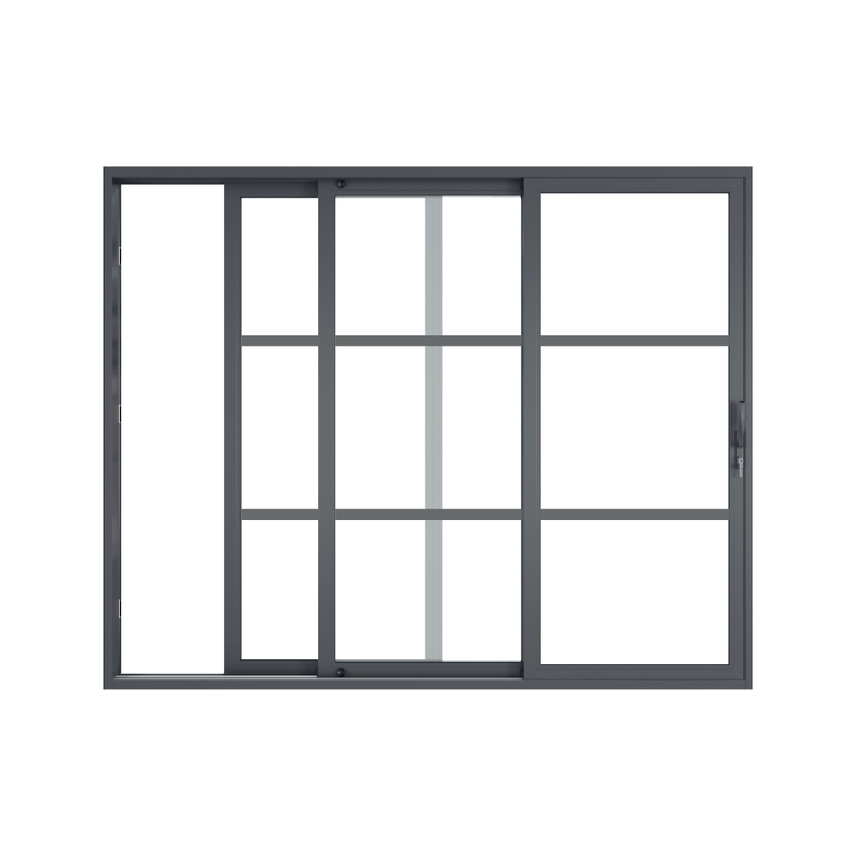 Sliding Door 3 panel- 3-lite