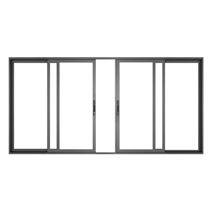 Sliding Door 4 panel- 0-lite