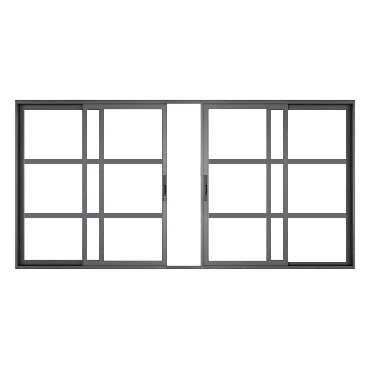 Sliding Door 4 panel- 3-lite