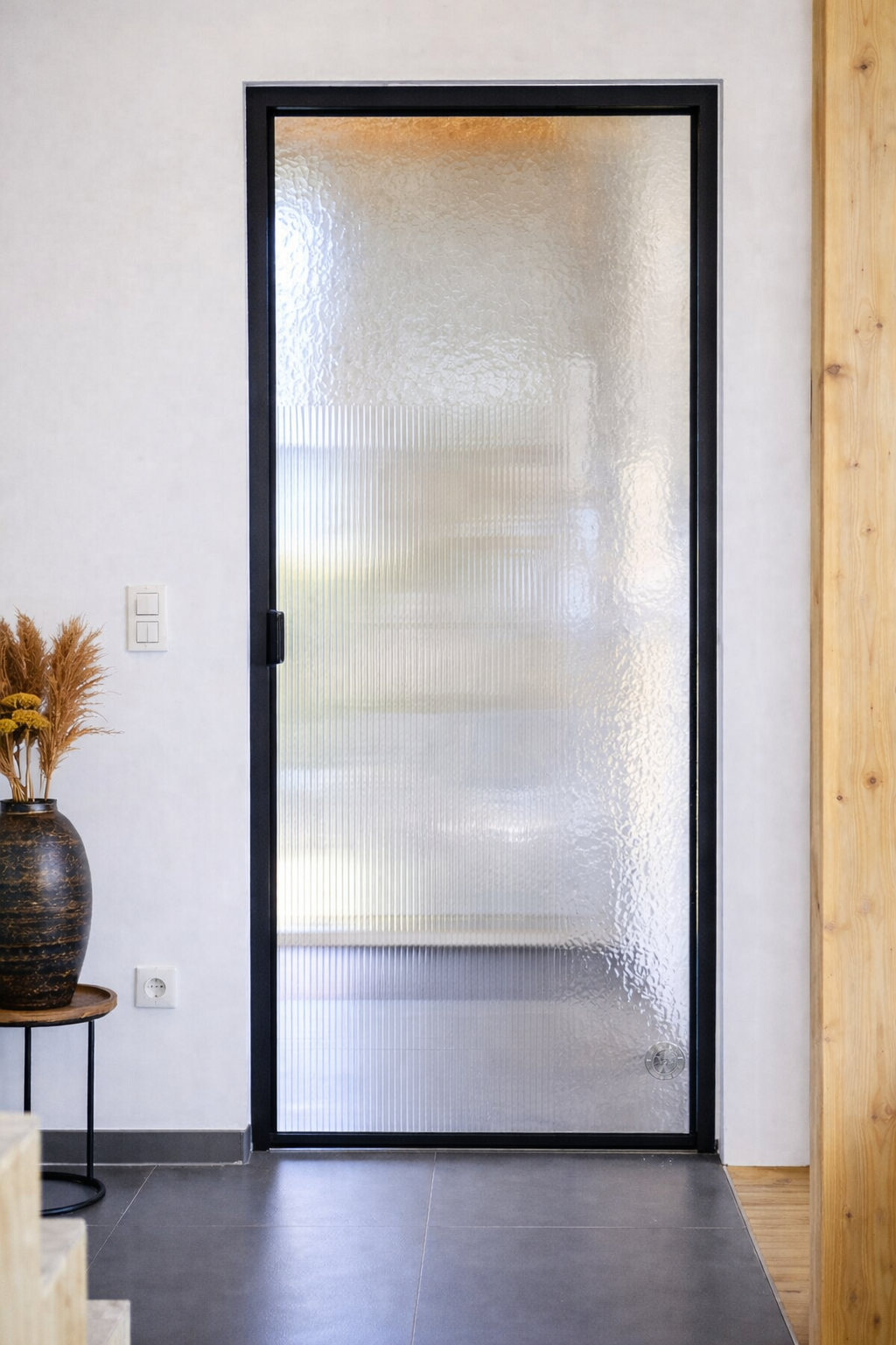 Iron Single French Door – Square Top, 0-Lite