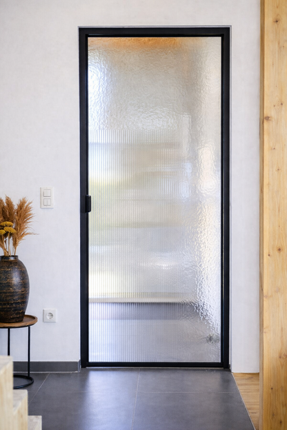 Iron Single French Door – Square Top, 0-Lite