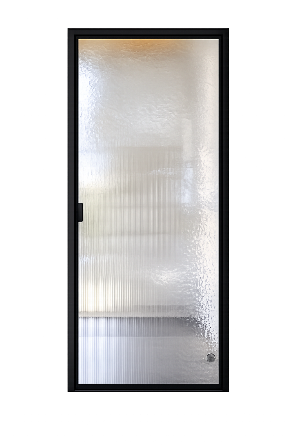Iron Single French Door – Square Top, 0-Lite