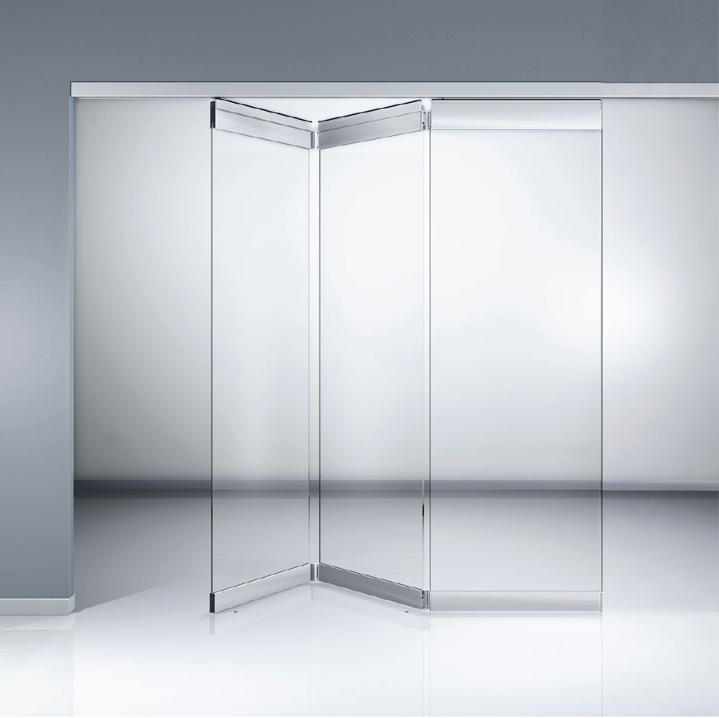 Frameless glass bi-fold patio door 4 panel Texas - Texas Glass Door