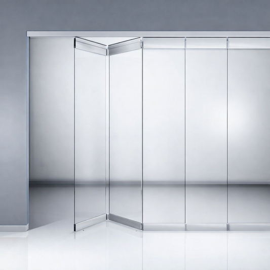 Frameless Bi-fold Door 3 Panel
