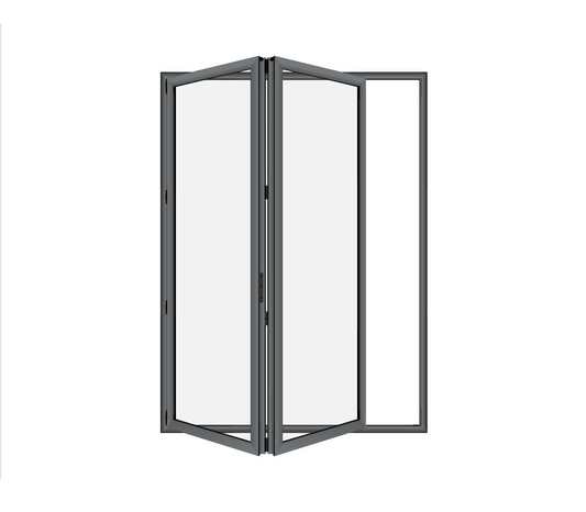Bi-fold Door 2 panel- 0-lite