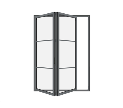 Bi-fold Door 2 panel- 3-lite