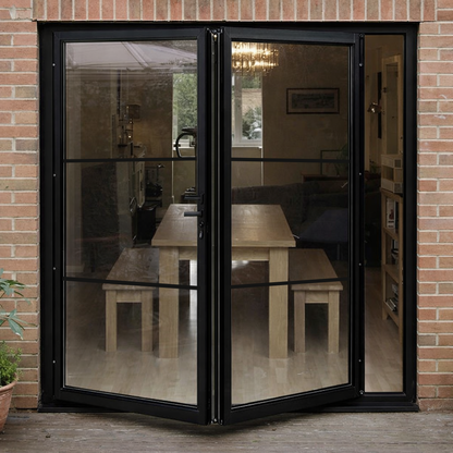 Bi-fold Door 2 panel- 3-lite