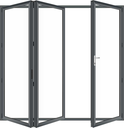 Thermal Break Aluminum Bi-fold Door- 3 panel