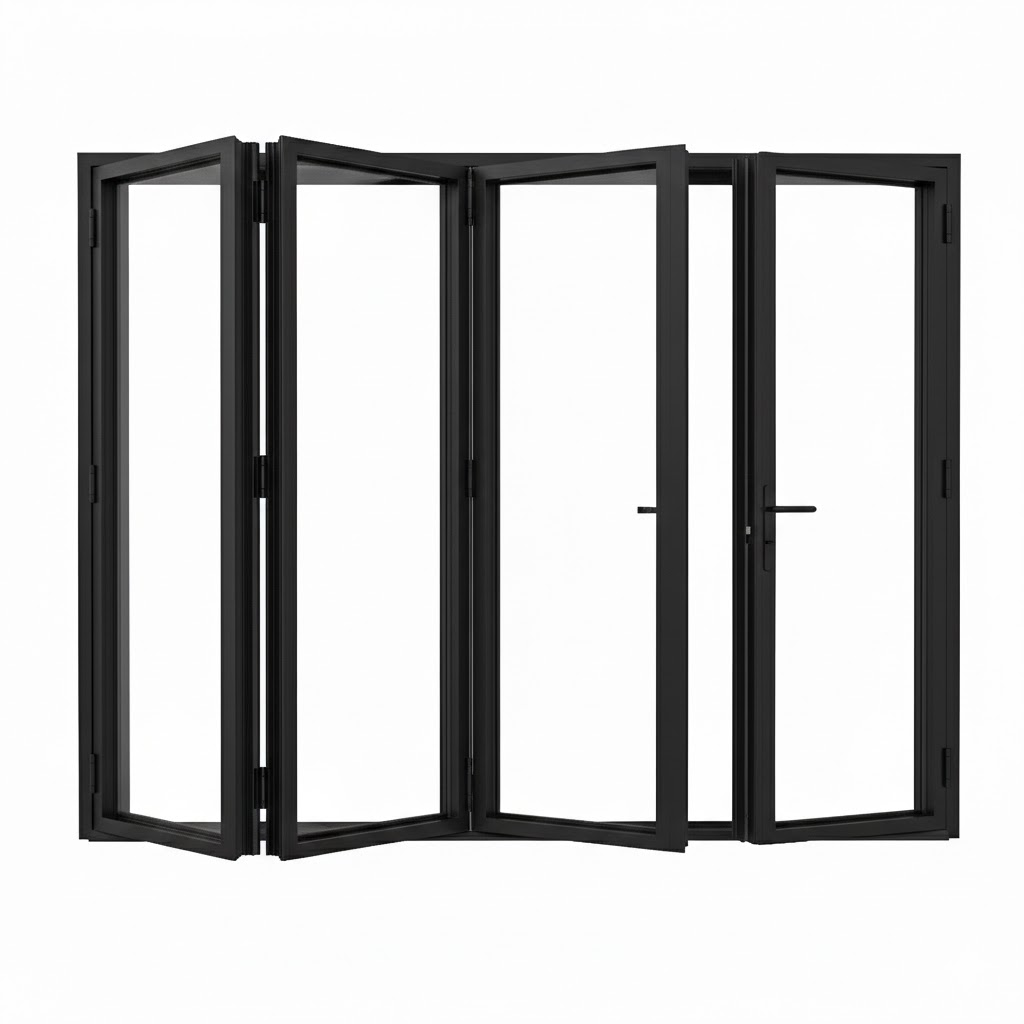 Bi-fold Door 4 panel- 0-lite