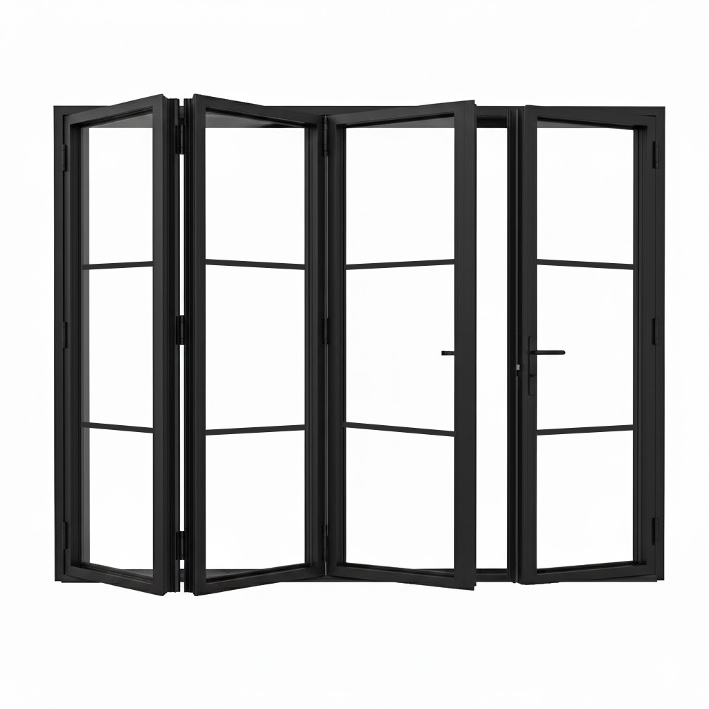 Bi-fold Door 4 panel- 3-lite