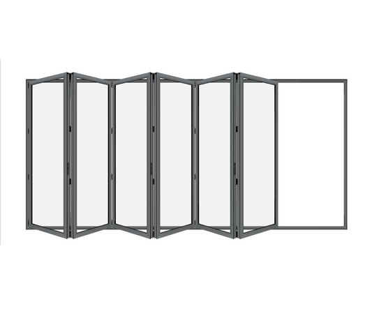 Bi-fold Door 6 panel- 0-lite