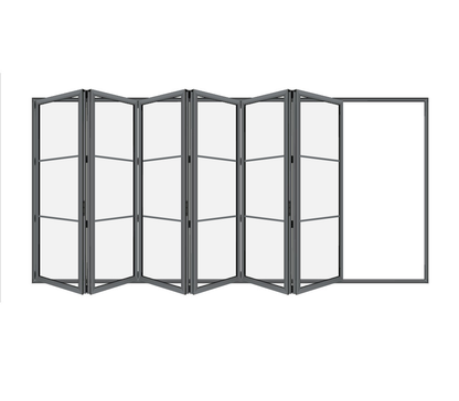 Bi-fold Door 6 panel- 3-lite
