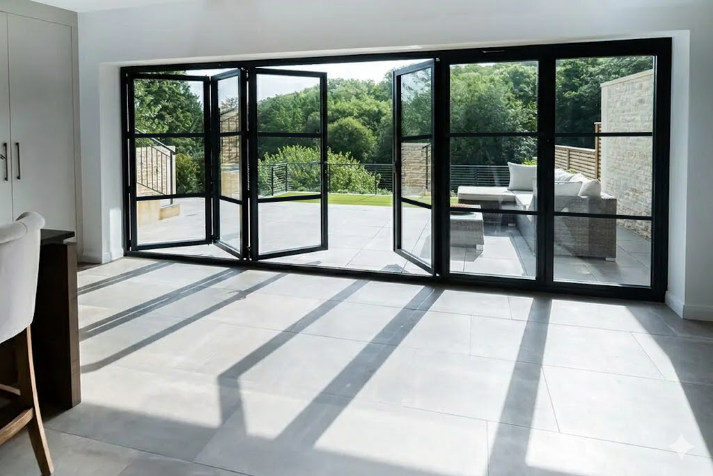 Bi-fold Door 6 panel- 3-lite