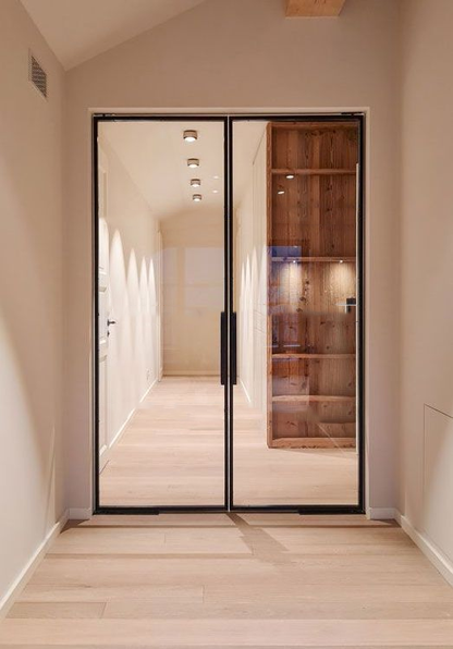 Iron Double French Door – Square Top, 0-Lite