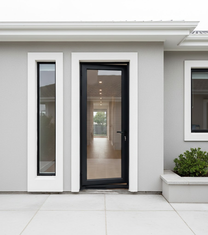 Thermal Break Aluminum SIngle Door- Square Top