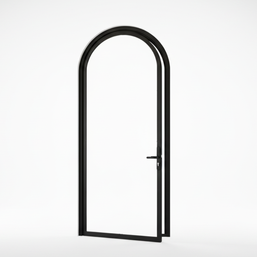 Thermal Break Aluminum SIngle Door- Round Top