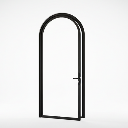 Thermal Break Aluminum SIngle Door- Round Top