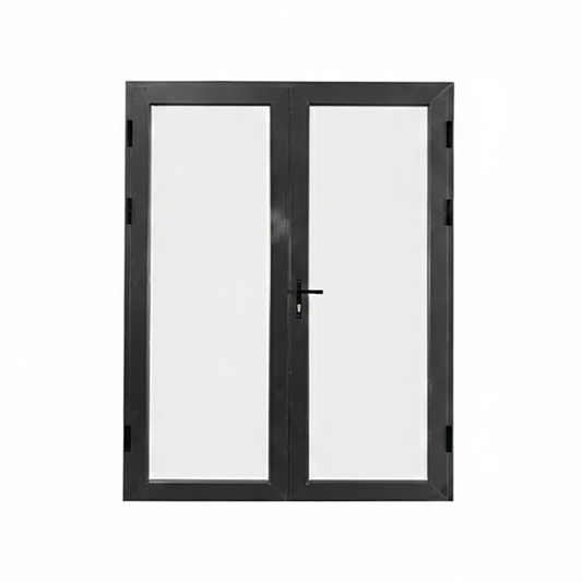 Aluminum Double Door- Square Top, 0-lite